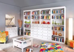 Couchtisch HENRY 75x45x75 cm Massivholz Kiefer weiß