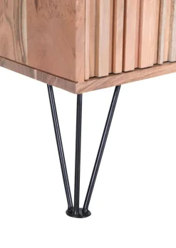 Couchtisch HUDSON 100 x 70 cm braun/ schwarz