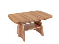 Couchtisch 2547-KBU-N, 101 x 71 x 56–75 cm lackiert Kernbuche Braun