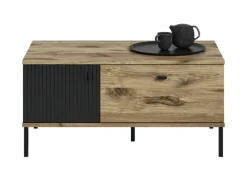 Couchtisch Lou 100 x 60 x 48 cm Nox Oak Nachbildung Braun