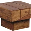 Couchtisch LUCCA 44 x 44 cm Sheesham