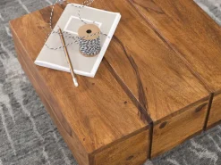 Couchtisch LUCCA 44 x 44 cm Sheesham