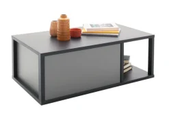 Couchtisch LUXOR 95 x 55 cm Royal grau/ anthrazit