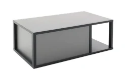 Couchtisch LUXOR 95 x 55 cm Royal grau/ anthrazit