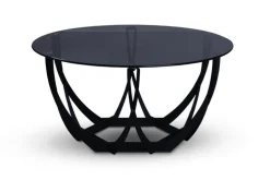 Couchtisch MARIE 80x80 cm schwarz/grau