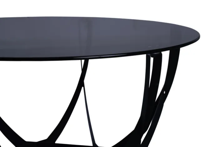 Couchtisch MARIE 80x80 cm schwarz/grau