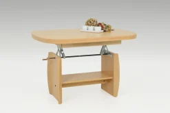 Couchtisch MICHAEL III 90-142 x 68 cm Buche Dekor