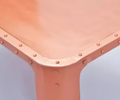 Couchtisch NIKLAS 110 x 45 cm Metall Kupferfarbig