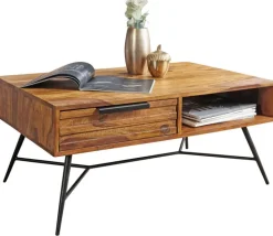 Couchtisch NISHAN 87 x 55 cm braun