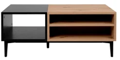 Couchtisch NOLA 100 x 55 cm Artisan Oak/schwarz