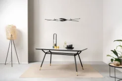 Couchtisch rund LORENZ Rattangeflecht