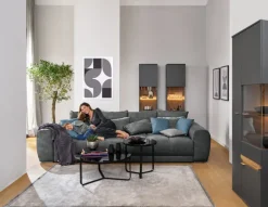 Couchtisch rund NEW YORK schwarz