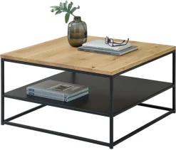 Couchtisch TILDA 75x75 cm Eiche massiv