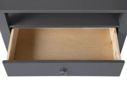 Couchtisch VALENTIN 75x45x75 cm Massivholz Kiefer grau