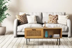 Couchtish 110 x 59 cm braun