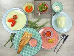 CreaTable Dipschale MEDITERRAN 4er Set 11,5 cm blau