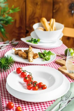 CreaTable Grill-/ Burgerteller ITALIEN PARTY weiß