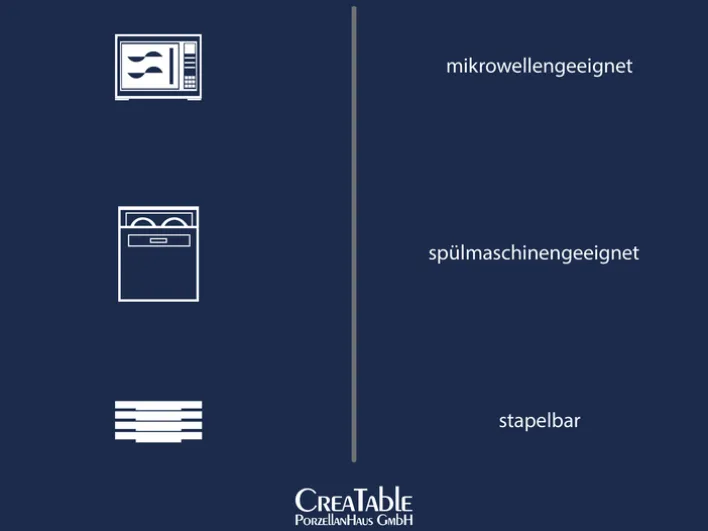 CreaTable Kombiservice 21090 CELEBRATION 50-teilig weiß