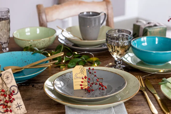 CreaTable Kombiservice NATURE COLLECTION 20-teilig mehrfarbig