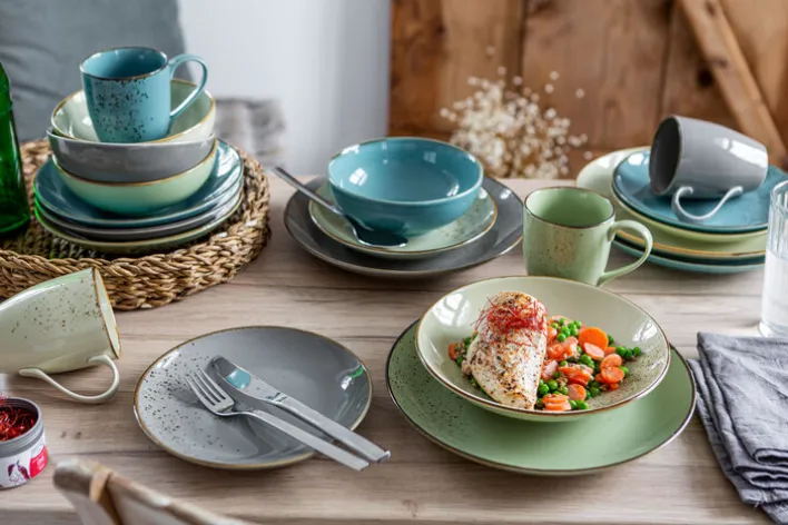 CreaTable Kombiservice NATURE COLLECTION 20-teilig mehrfarbig