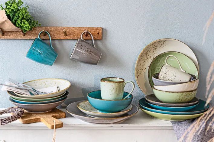 CreaTable Kombiservice NATURE COLLECTION 20-teilig mehrfarbig