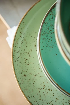 CreaTable Kombiservice NATURE COLLECTION GREEN LIFE 16-teilig grün