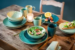 CreaTable Kombiservice NATURE COLLECTION GREEN LIFE 16-teilig grün