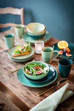 CreaTable Kombiservice NATURE COLLECTION GREEN LIFE 16-teilig grün