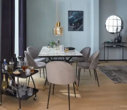 CreaTable Salatschüssel SOFT TOUCH 4er Set schwarz matt