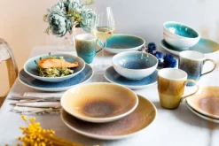 CreaTable Servierplatte CALDERA 2er Set sandbeige