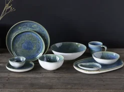 CreaTable Speiseteller YUKI 6er Set 28 cm Hochwertiges Steinzeug