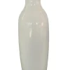Deko Vase 40 cm weiß
