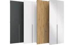 Drehtüren-Front KIRA 2er Set 86 x 202 cm weiß