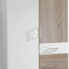 Drehtürenschrank CLICK weiß/ braun