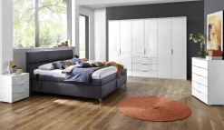 Drehtürenschrank DIOSO 301 x 226 cm weiß