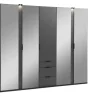 Drehtürenschrank LA RIOJA grau