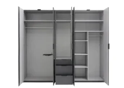 Drehtürenschrank LA RIOJA grau