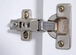 Drehtürenschrank LEONARD 95 x 190 cm weiß