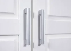 Drehtürenschrank LEONARD 95 x 190 cm weiß