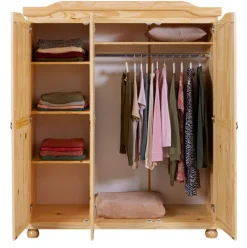 Drehtürenschrank NICOLAS 150 x 180 cm braun