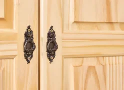 Drehtürenschrank NICOLAS 150 x 180 cm braun