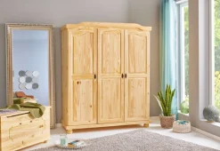 Drehtürenschrank NICOLAS 150 x 180 cm braun