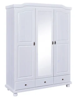 Drehtürenschrank OSKAR 150 x 198 cm weiß