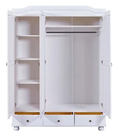 Drehtürenschrank OSKAR 150 x 198 cm weiß
