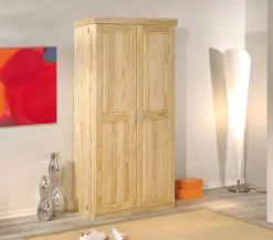 Drehtürenschrank VINCENT 95 x 190 cm braun