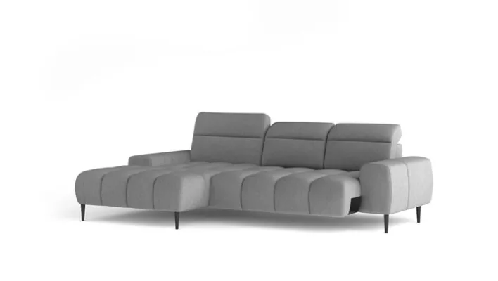 Ecksofa ARIEL hellgrau