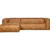 Ecksofa BEAN 175 x 305 cm cognac