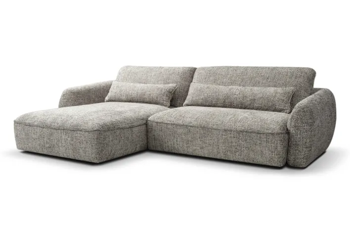 Ecksofa BOSSE stonegrau