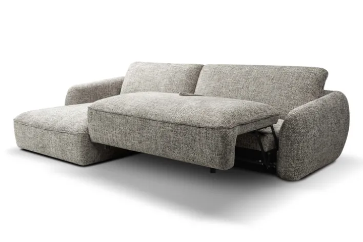 Ecksofa BOSSE stonegrau