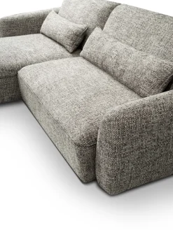 Ecksofa BOSSE stonegrau